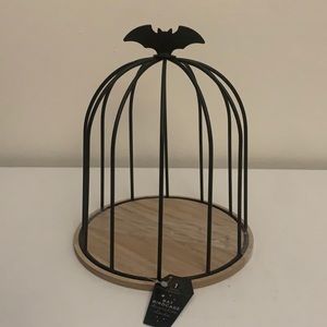 Halloween Target Bullseye Bat BirdCage Decorative Cloche.